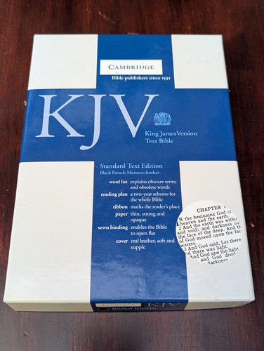 Cambridge kjv black french - cambridge,