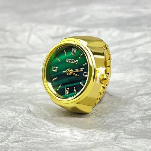 Alloy finger ring watch - alloy,