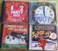 Christmas Cd’s Kids & Adults 4 x Mixed Bundle Job Lot Party Sing A Long