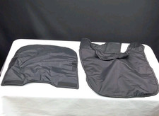 Pawz Road Black Dog Warm Winter Coat Rip Fastening Small Dog 40cm Charity