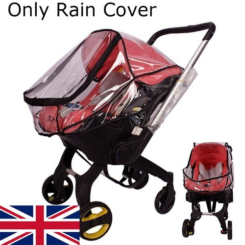 Transparent baby car seat rain - transparent,