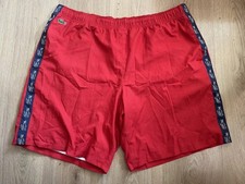 LACOSTE Men’s Red Board Shorts US Size 3XL
