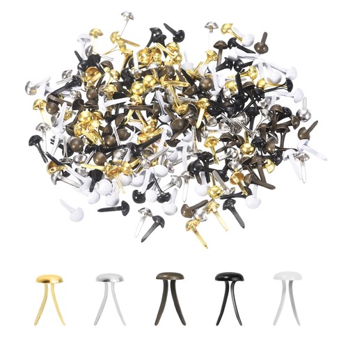 250pcs brads paper fasteners - brads,