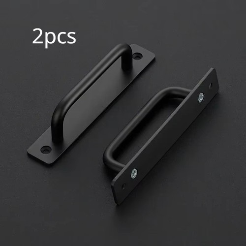 Black door pull handles - door,