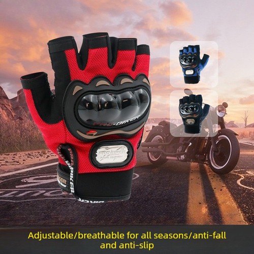 Anti slip half finger gloves - half-finger,