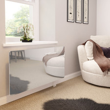 Glass Mirror Radiator Cover -