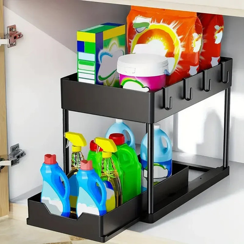 Plastic sink storage organizer - plastic,