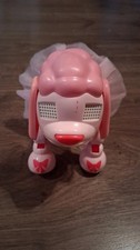 kid's interactive robot dog toy with tutu 