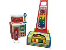 VINTAGE Toys: Little Tikes Xylophone, Activity Cube, Kiddicraft Piano B121 G216