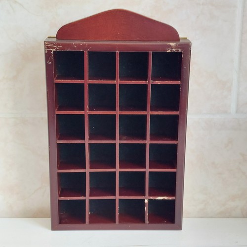 Wooden rectangle thimble - wooden,
