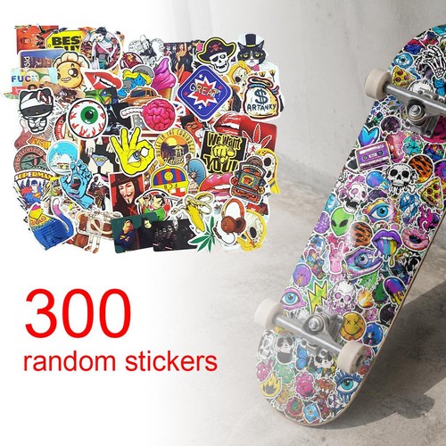 300pcs durable pvc stickers - 300pcs,