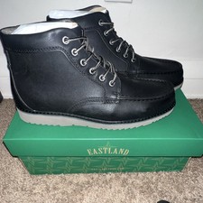 Eastland Black Leather Lace-Up