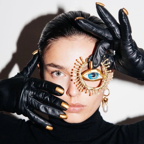 Schiaparelli inspired brooch - schiaparelli,
