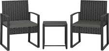 3piece rattan bistro - bistro, set