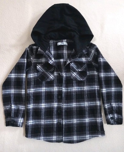 Boys black white hooded - boys,