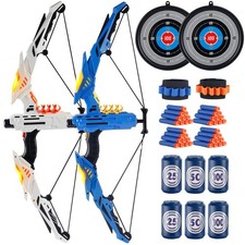 Kids Soft Dart Archery Set LED
