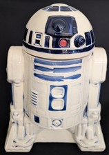 RARE 1977 STAR WARS R2 D2 Ceramic Roman 12-1/2" Tall COOKIE JAR NICE