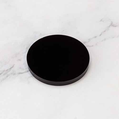 Black circles acrylic laser - circles,