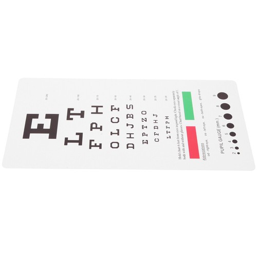 Eye chart vision - vision, testing