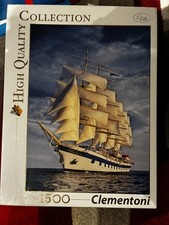 Clementoni 1500 Piece Puzzle The Great Sailing Ship Complete 