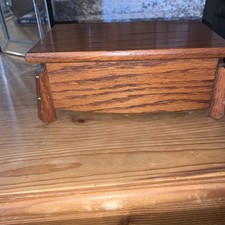 VINTAGE WOODEN TALLENT OF BOND STREET SWISS REUGE MUSICAL BOX