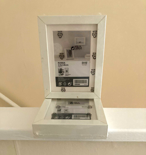 Ikea ribba white 13x18cm - ikea,