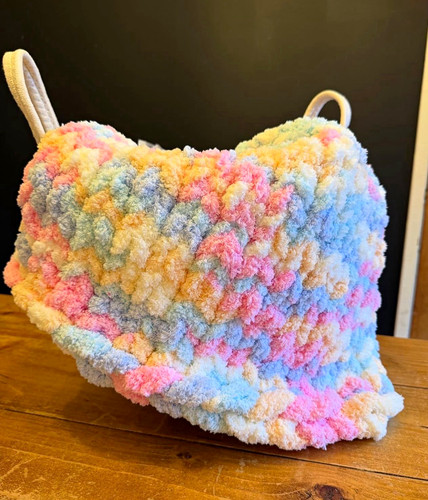 Pastel soft chunky knitted - pastel,