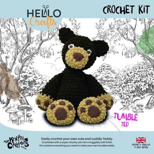 Knity critters crochet kit - knity,