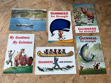 Vintage Guinness Advertising Postcards  - Original - Good Condition - 6