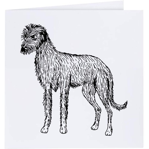 Lurcher greeting cards - 'lurcher',