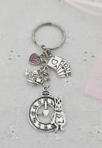 Alice wonderland keyring - alice,