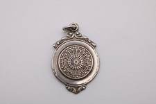Silver darts Albert shield fob
