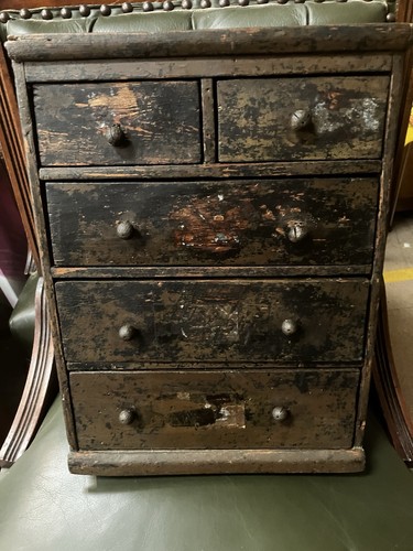 Antique apprentice piece - piece, chest