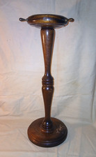 VINTAGE UNION CASTLE SS BREAMAR CASTLE TURNED WOODEN ASHTRAY STAND         (S6)