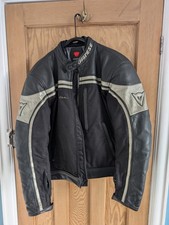 Dainese Leather Motorcycle Jacket Size 54
