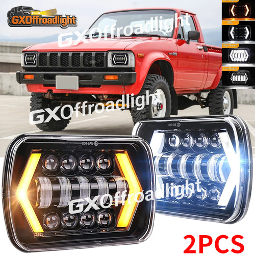 7x6 5x7 led headlight hi - led, hi/lo