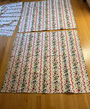 PAIR Vintage French Curtain