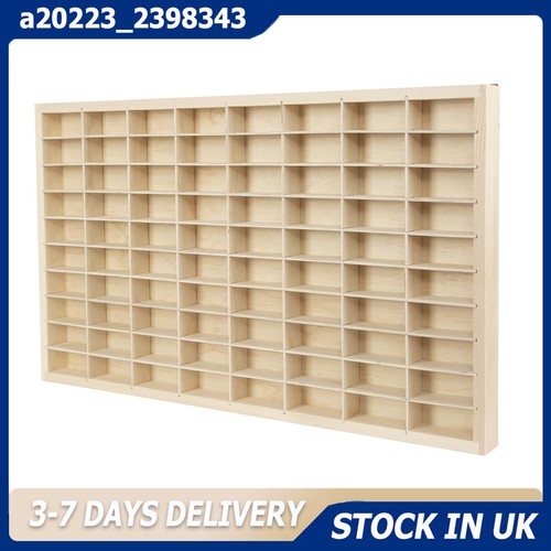 Grids wooden display - 80, case