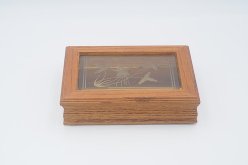 Vintage wooden jewelry box - jewelry,