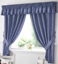 Gingham Kitchen Curtains OR