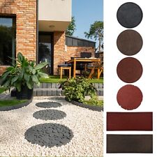 Garden Stepping Stones Lightweight Easy Lay Eco Friendly Recycled Rubber 45cm