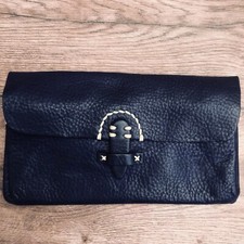 BLONDIE MANIA ISANDO PURPLE LEATHER PURSE