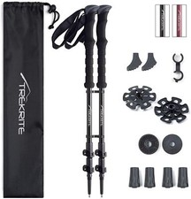 Pair of Trekrite Quicklock Walking Hiking Poles - Choose Colour - Slight Seconds