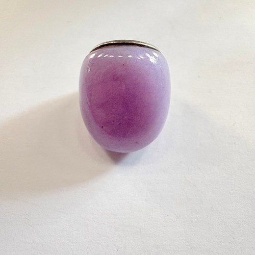 Sterling silver lavender jade