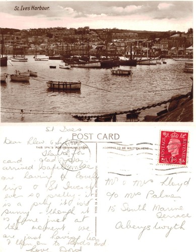 Vintage postcard ives - vintage, st.