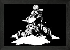 Quad Bike Framed Wall Art