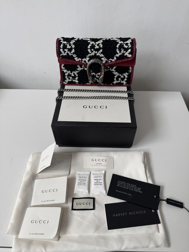 Gucci dionysus tweed leather - gucci,