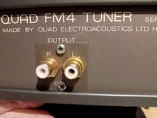 QUAD FM4 tuner with the highly sought after  14 stations upgraded tuner memory