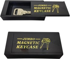 Magnetic Car Key Holder Box Outside Secret Stash Under Case Money Compartment
