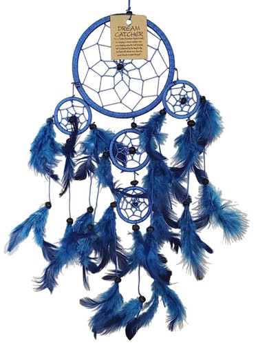 Navy blue dream catcher - blue,